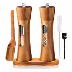 Pepper Mill Wood Salt and Pepper Mill Manual Salt Mill Spice Mill
