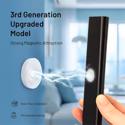 Magnetic Remote Control Holder, Wall Mount Remote Control Organizer