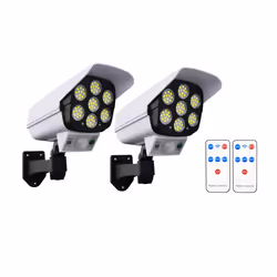 2PCS Outdoor Solar Ligths 77Led PIR Motion Sensor Lamp