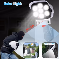 1PCS Outdoor Solar Ligths 77Led PIR Motion Sensor Lamp