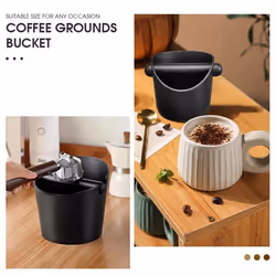 Coffee Knock Box Espresso Dump Bin For Coffee Grounds