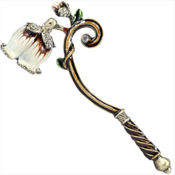 Retro candle extinguisher,,enamel colored candle cover