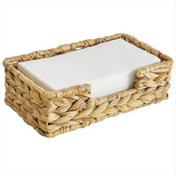 3PCS Hand Woven Rattan Tray Wicker Baskets for Tank Tray for Kitchen