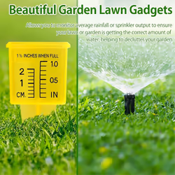 20PCS Rain Gauge Reusable Garden Water Gauge Sprinkler