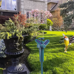 Solar or Battery Powered Realistic Birds Garden Decor for Outdoor