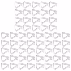 60pcs Transparent Tablecloth Clips Windproof Table Cover Holder
