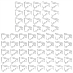 60pcs Transparent Tablecloth Clips Windproof Table Cover Holder