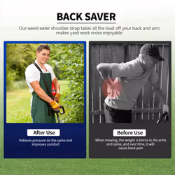 Weed Eater Strap, Trimmer Shoulder Strap for EGO String Trimmer