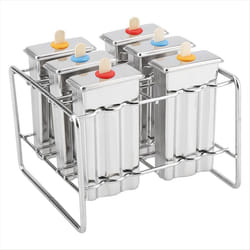 Ice Cream Mold Popsicle Mold Ice Cream DIY Fruit 6 Ice Tray Mold