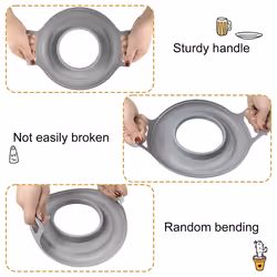 2 Pack Microwave Bowl Holder with Handles - Microwave Cool Plate