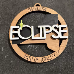 Solar Eclipse Decorations, Total Solar Eclipse Souvenirs, 3 Pieces