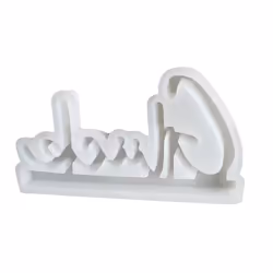 Lucky Alphabet Arrangement Silicone Mold Resin Casting Making Kit