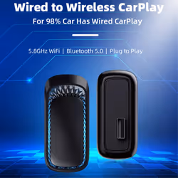RGB Wireless Carplay Dongle Mini Box Connect Bluetooth WiFi(USB)
