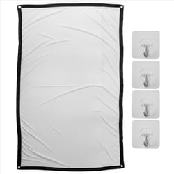 Projector Screen for Home Theater White Foldable Anti- (60Inch)