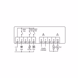 ETC-974 Mini Temperature Controller Refrigerator Thermostat Regulator