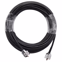 15M 50 Ohms CB Radio Antenna Cable UHF Male to UHF Male Low Loss UHF
