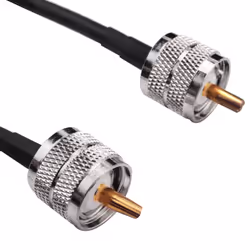 15M 50 Ohms CB Radio Antenna Cable UHF Male to UHF Male Low Loss UHF