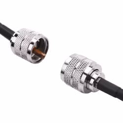 15M 50 Ohms CB Radio Antenna Cable UHF Male to UHF Male Low Loss UHF