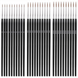 60pcs Detail Paint Brushes, Fine Tip Paint Brush with 3Sizes 0 00 000