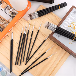 60pcs Detail Paint Brushes, Fine Tip Paint Brush with 3Sizes 0 00 000