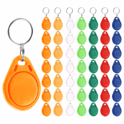 50Pcs UID 13.56MHz Block 0 Sector Writable IC Card Keyfobs Key Tags