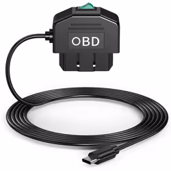 Dash Cam OBD Hardwire Kit, with OBD Cable for Dashcam 12-24V to 5V/3A