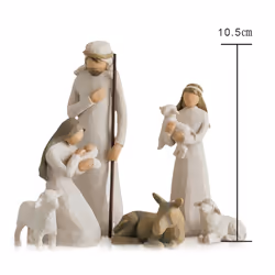 Christ Nativity Statue Nativity Scene Set,10PCS