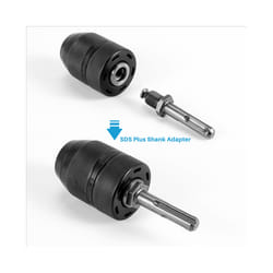 2-13MM Keyless Drill Chuck with SDS Plus Shank ,1/2-20UNF Impact Tool