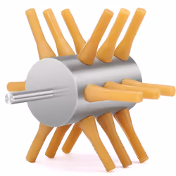 Chicken Plucker Drill Attachment Stainless Steel 18-Fingers