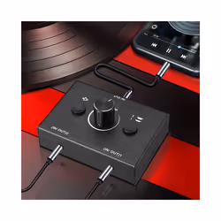 3.5mm Audio Switcher,2 Input 1 Output/1 Input 2 Output Audio Splitter
