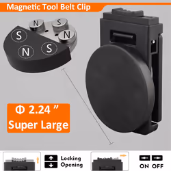 Magnetic Tool Belt Clip,Non-Slip Magnet Tool Holder for Belt