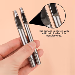 6 Sizes Oval Hole Punch for Leather 6mm-10mm for Leather Crafting