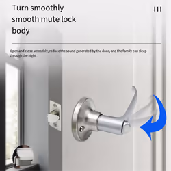 Door Handle Lock Entry Sliding Home Use for Bedroom Indoor Household