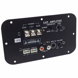 Car Subwoofer Amplifier Board, 500W HiFi Bass Amplifier Board DC 12V