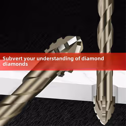 Four-Flute Sawtooth Eccentric Drill Bit,