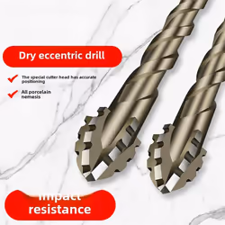 Four-Flute Sawtooth Eccentric Drill Bit,