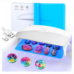 Resin UV Lamp, 48W Fast Curing UV/LED Resin Lamp for UV Resin Kit