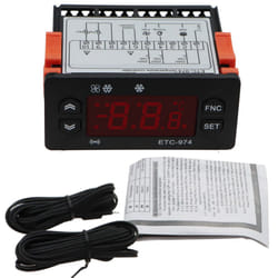 ETC-974 Digital Temperature Controller Alarm 220V Sensor