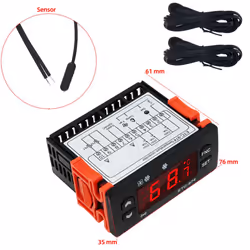 ETC-974 Digital Temperature Controller Alarm 220V Sensor