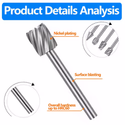 20Pc Router Carbide Engraving Bits for Router Bit Set 1/8 Inch