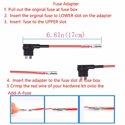 for A810 X200 Omni M500 24H Parking Monitor Power Line(A)