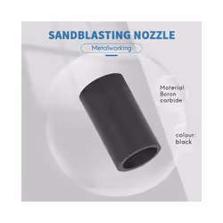 35X20X8mm Class I Pure Boron Carbide Nozzle Sandblasting Tip Nozzle