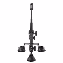 Car Suction Cup Mount Kit with Selfie Stick Ball Adapter