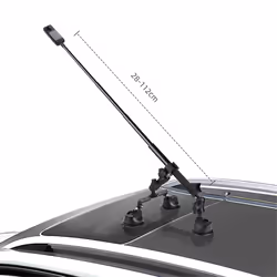 Car Suction Cup Mount Kit with Selfie Stick Ball Adapter