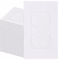 100Pc Electrical Outlet Insulation Pad, for Wall, Switch Socket Cover