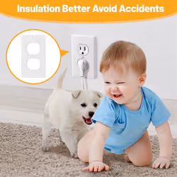 100Pc Electrical Outlet Insulation Pad, for Wall, Switch Socket Cover