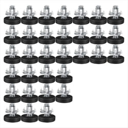 32 PCS M6 Thread Adjustable Furniture Levelers Screw in Chair Feet