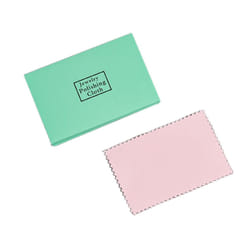100Pcs Silver Cleaning Polishing Cloth Wiping Cloth Jewelry Suede