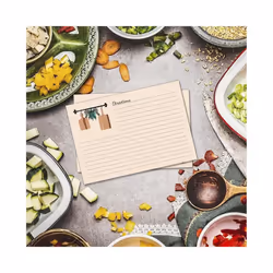 4X6Inch 100 Sheet Recipe Cards for Mom, Sister, Daughter, Friend Gift