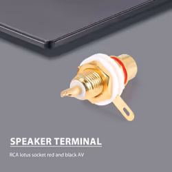 20Pcs Gold Plated Terminal Jack Plug for Amplifier Speaker